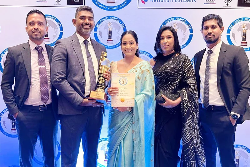 Lihini Sea Foods recognised for its contribution to export sector, at NCE Export Awards
