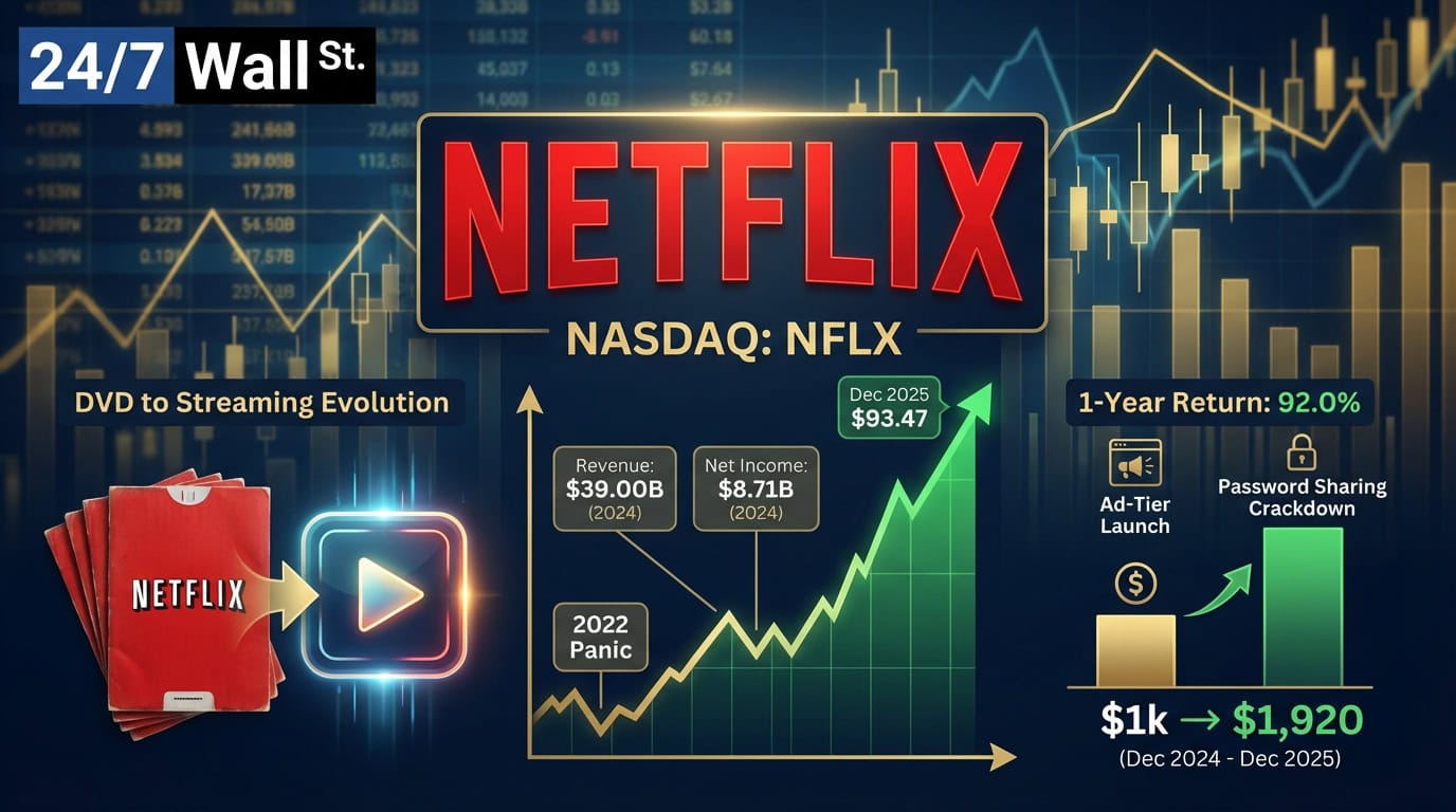 Analysts See 55% Upside for Netflix Despite $77 Share Price