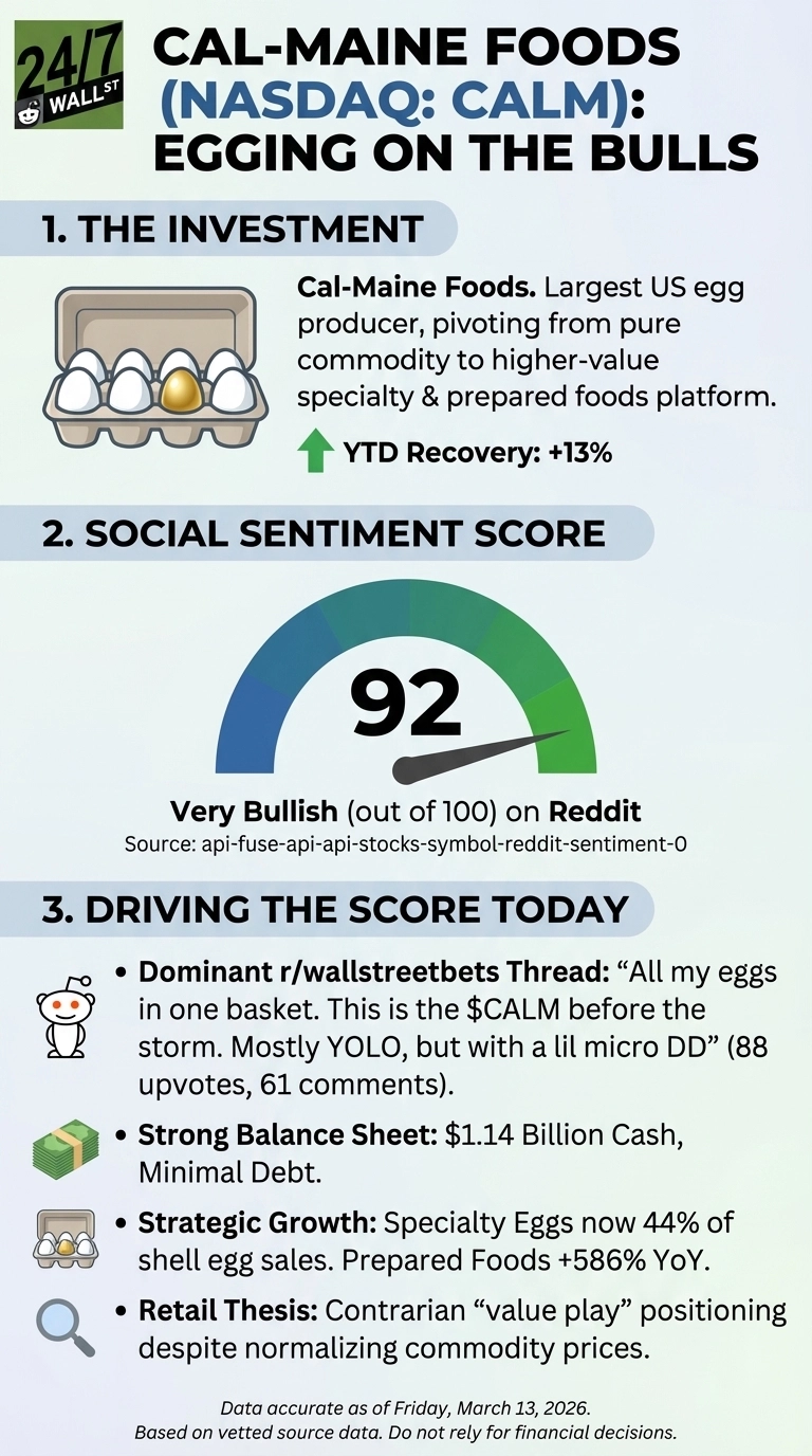 El auge de los huevos en Cal-Maine se está desvaneciendo, pero Reddit apuesta por lo que vendrá después