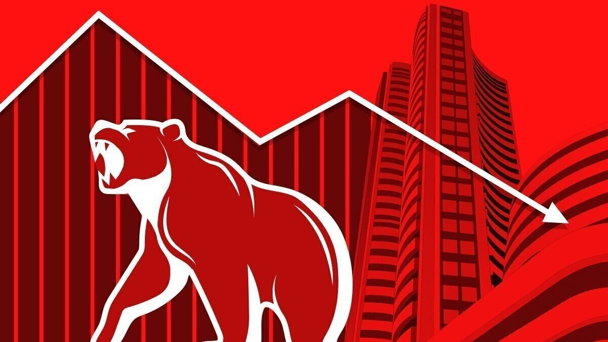 Stock market: Sensex slips 417 pts, Nifty below 24,950; Kotak Bank shares down 4%