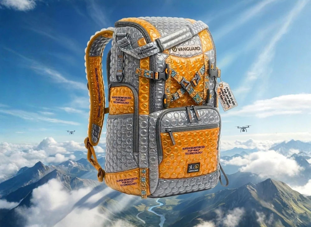 New camera bag is lighter than air – only an airhead wouldn’t buy one!