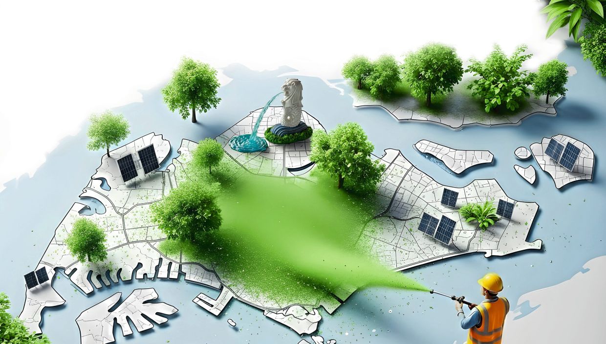 سنغافورة تراهن على النمو الأخضر.