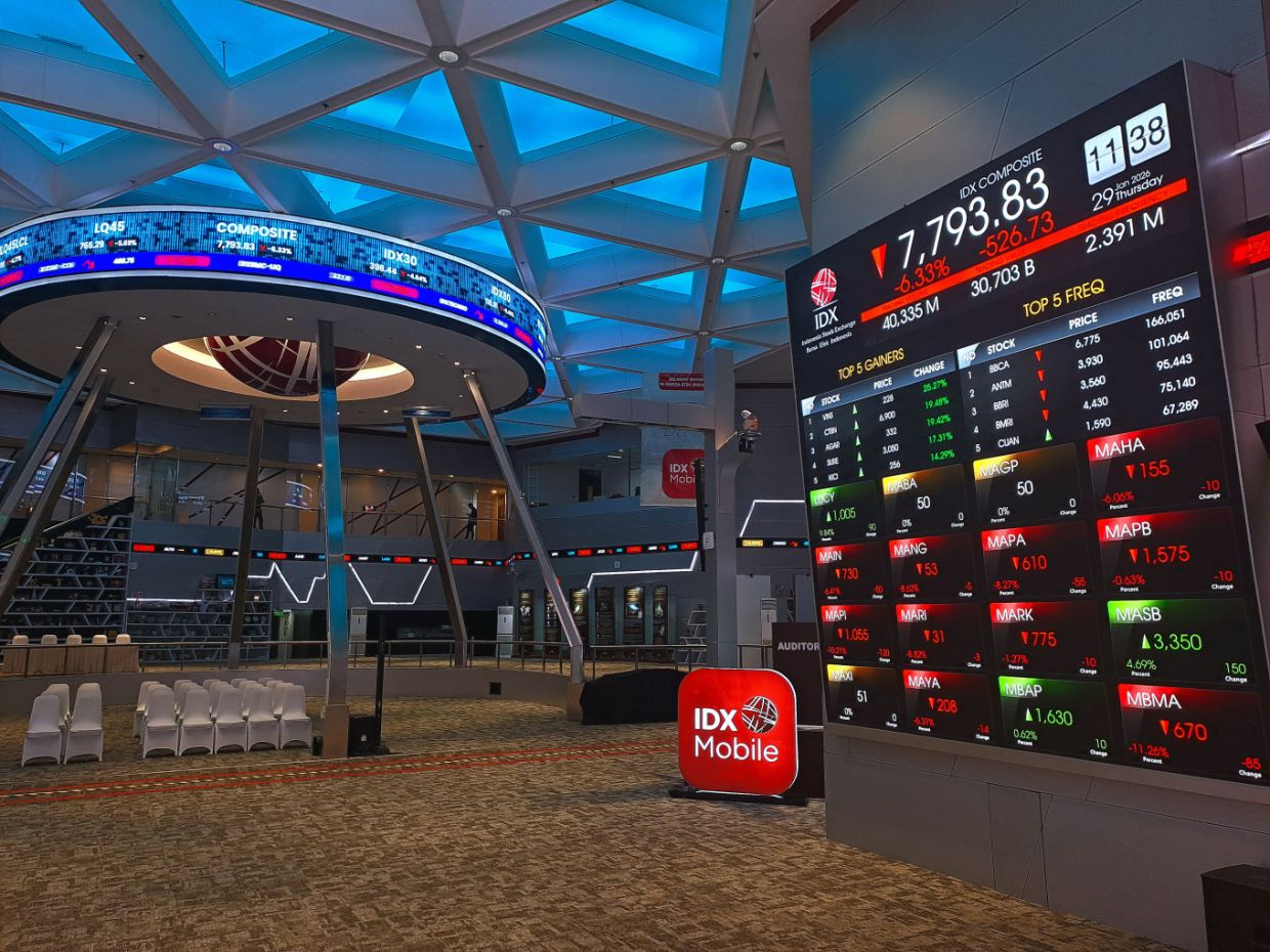 Las autoridades toman medidas para calmar a los inversores mientras el mercado de valores de Yakarta se desploma