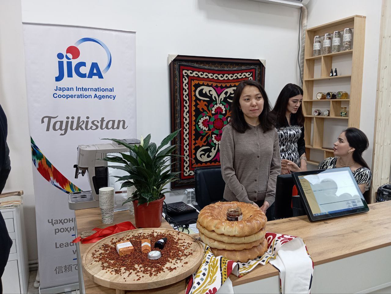 The official opening ceremony of the OVOP Shop took place in Dushanbe city