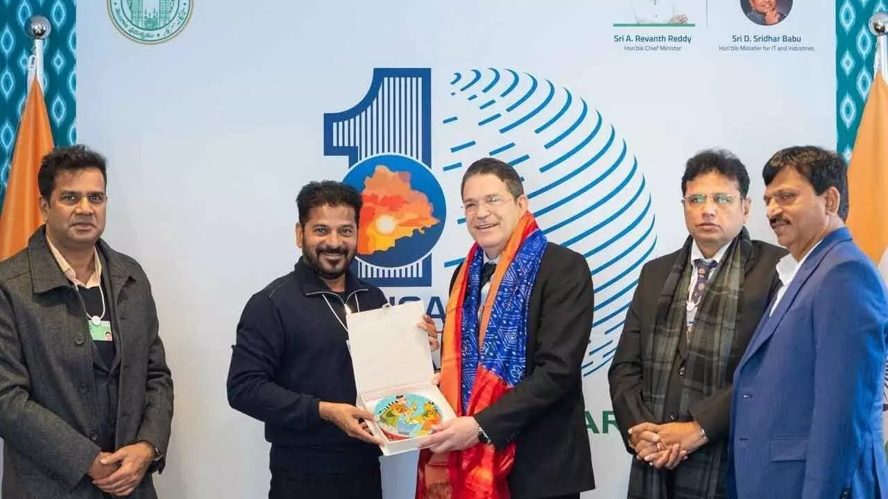 Revanth hard sells TG to global investors at Davos