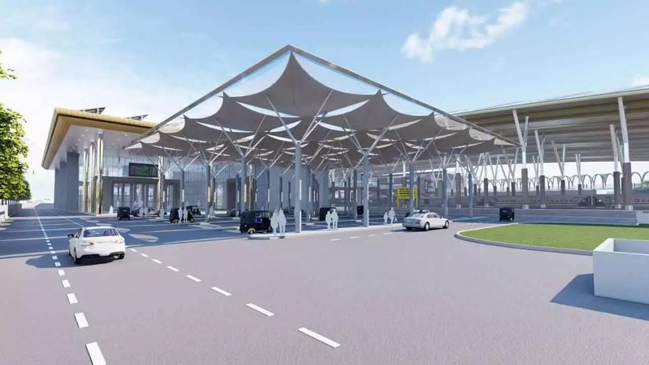 محطة سكة حديد سيكندر أباد تُغيّر ترتيبات مواقف السيارات.