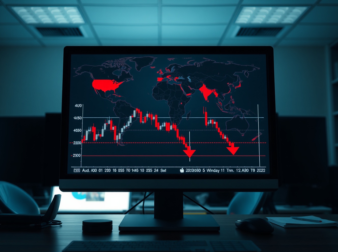 AUD/USD Slides Sharply as US Dollar Gains on Escalating Geopolitical Tensions Ahead of Critical Fed Decision