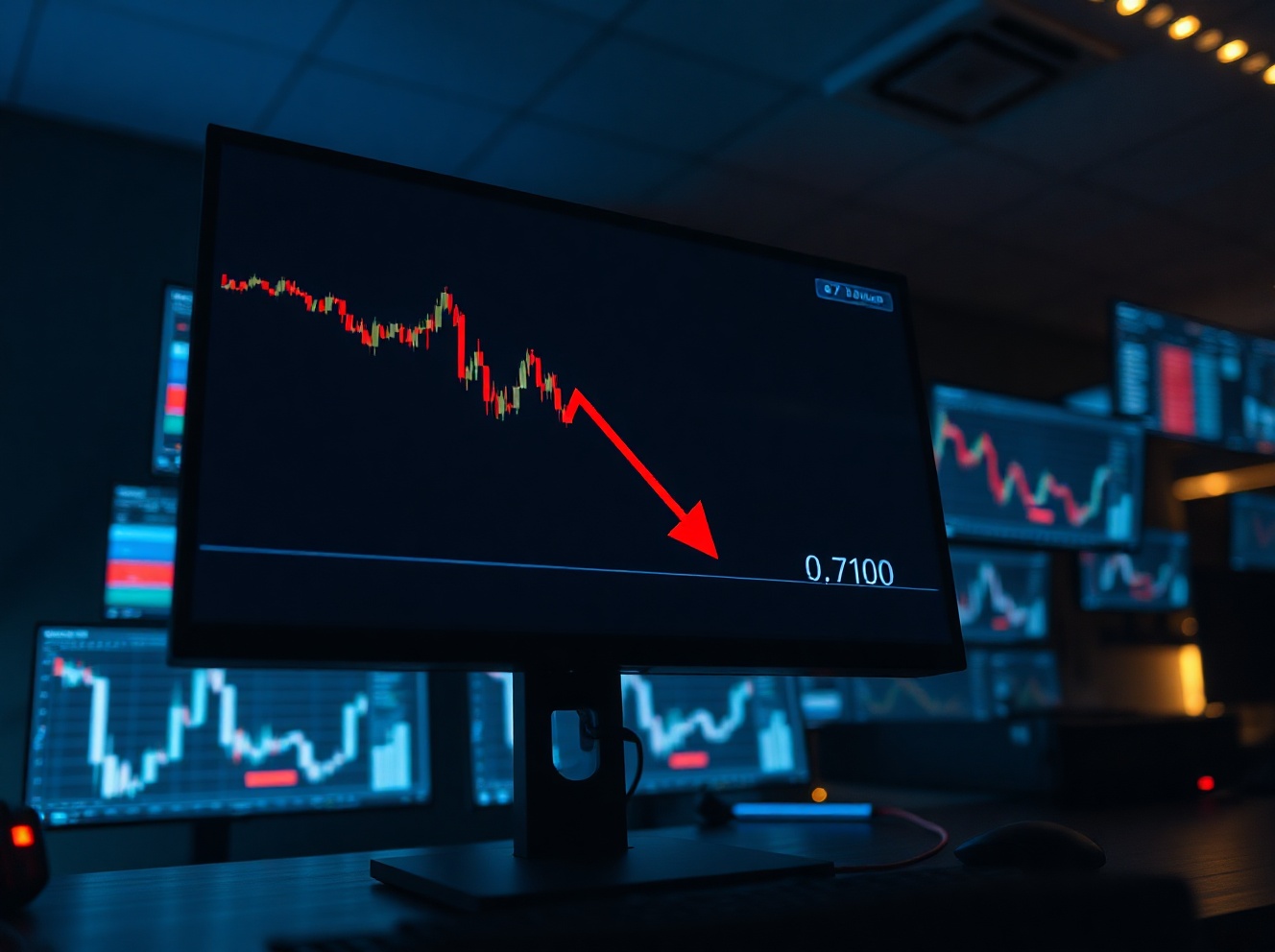 AUD/USD Technical Outlook: Sellers Circle 0.7100 Support as Momentum Indicators Turn Bearish