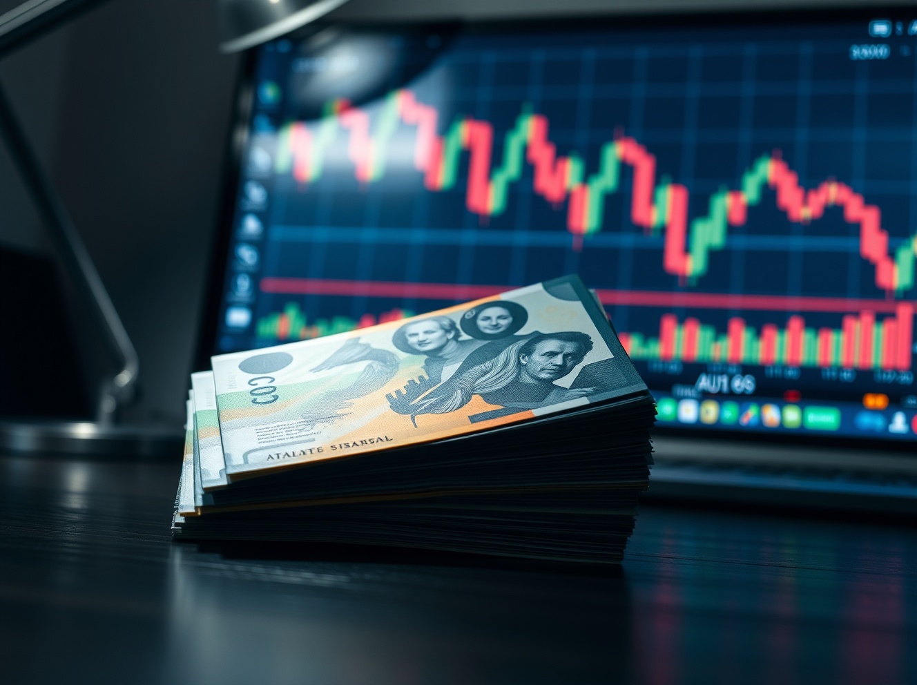 الدولار الأسترالي يتراجع من أعلى مستوياته في عدة سنوات مع صدور محضر اجتماع بنك الاحتياطي الأسترالي وبيانات الصين