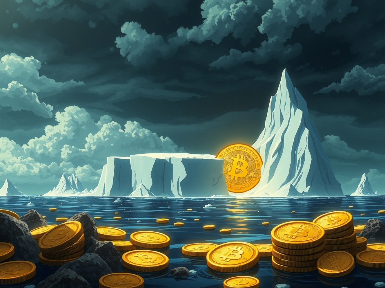 Bitcoin Plummets: Trump’s Shocking Greenland Tariff Threats Trigger $860 Million Crypto Liquidation