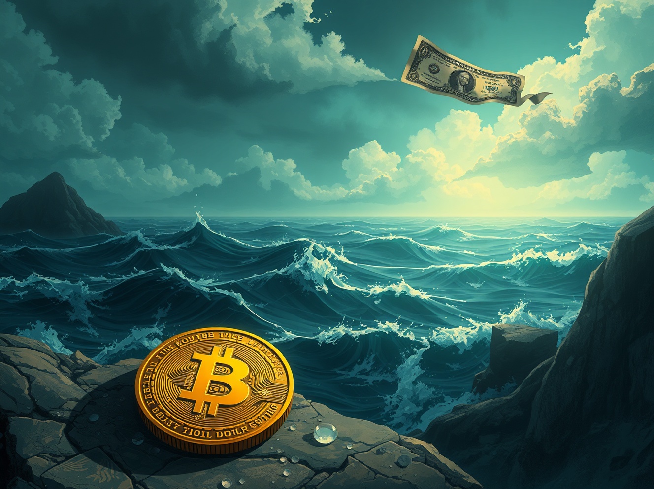 سعر بيتكوين يتحدى المنطق: لماذا لا يؤدي ضعف الدولار إلى إشعال ارتفاع في سوق 2025 الخائف؟