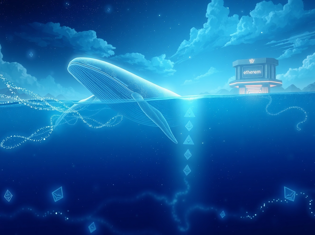 تحويل حوت إيثريوم: حركة مذهلة بقيمة 243 مليون دولار من الإيثريوم إلى باينانس تثير تكهنات السوق.