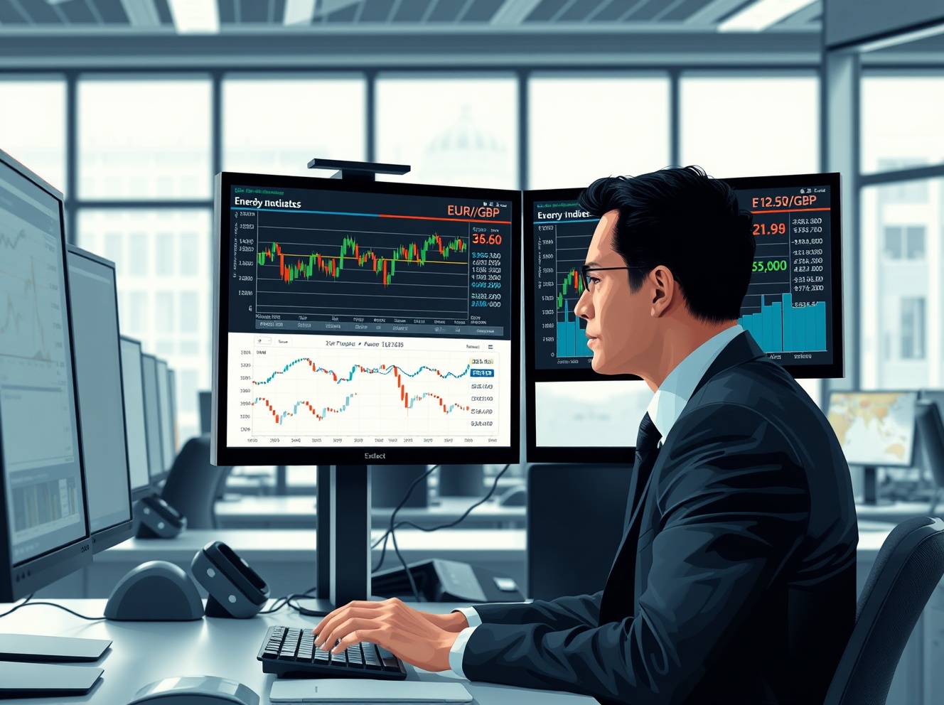 يواجه سعر صرف اليورو/الجنيه الاسترليني تقلبات حرجة حيث يكافح التضخم في منطقة اليورو بقيادة الطاقة النمو الهش في المملكة المتحدة