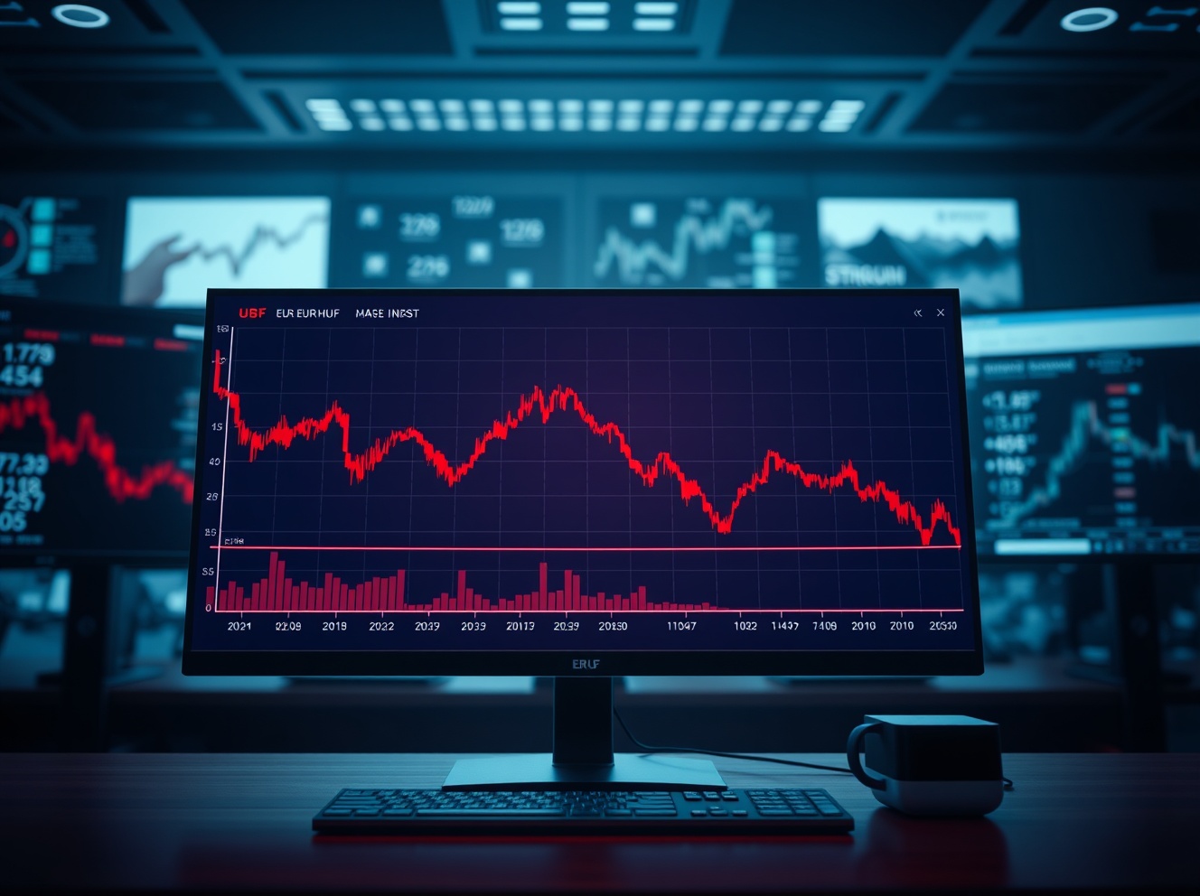 EUR/HUF Downtrend Extends: Key Supports Tested as Societe Generale Warns of Further Forint Weakness