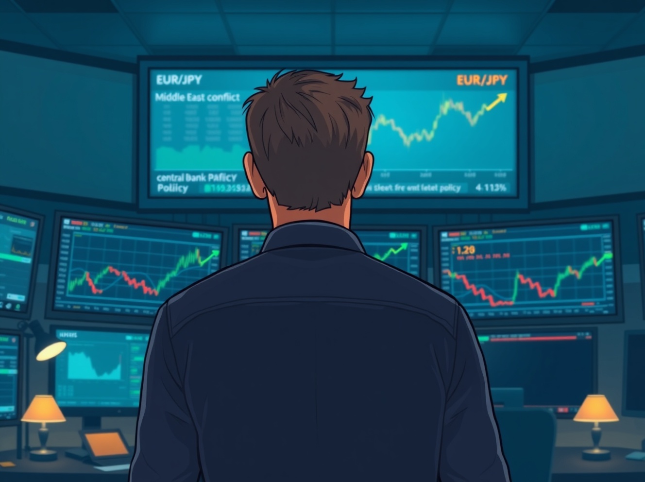 زوج يورو/ين EUR/JPY يرتفع مع الحذر السياسي وقوة الين بسبب حرب الشرق الأوسط: تحليل نقدي