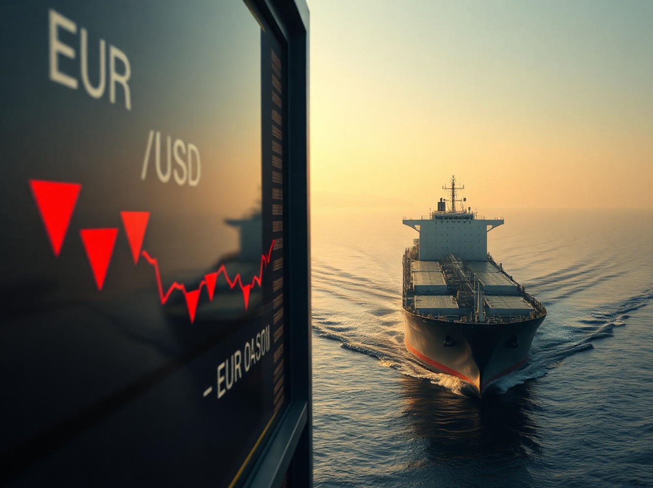 يتراجع زوج يورو/دولار EUR/USD مع ارتفاع أسعار النفط بسبب تجدد التوترات في مضيق هرمز
