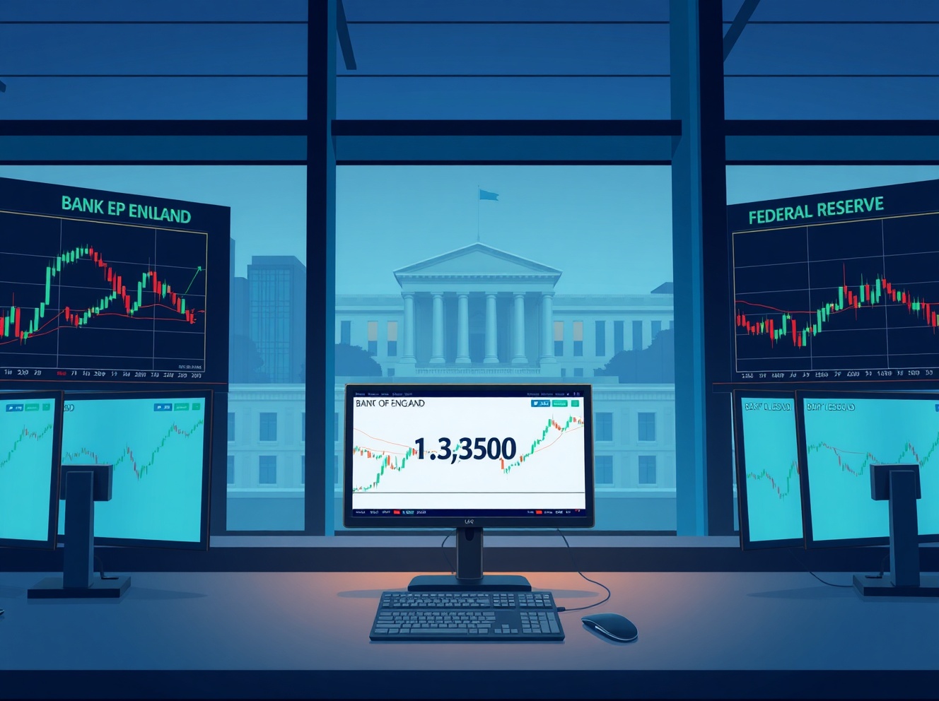 La consolidación del GBP/USD cerca de 1,35 se intensifica antes de las decisiones fundamentales de la Fed y el BoE
