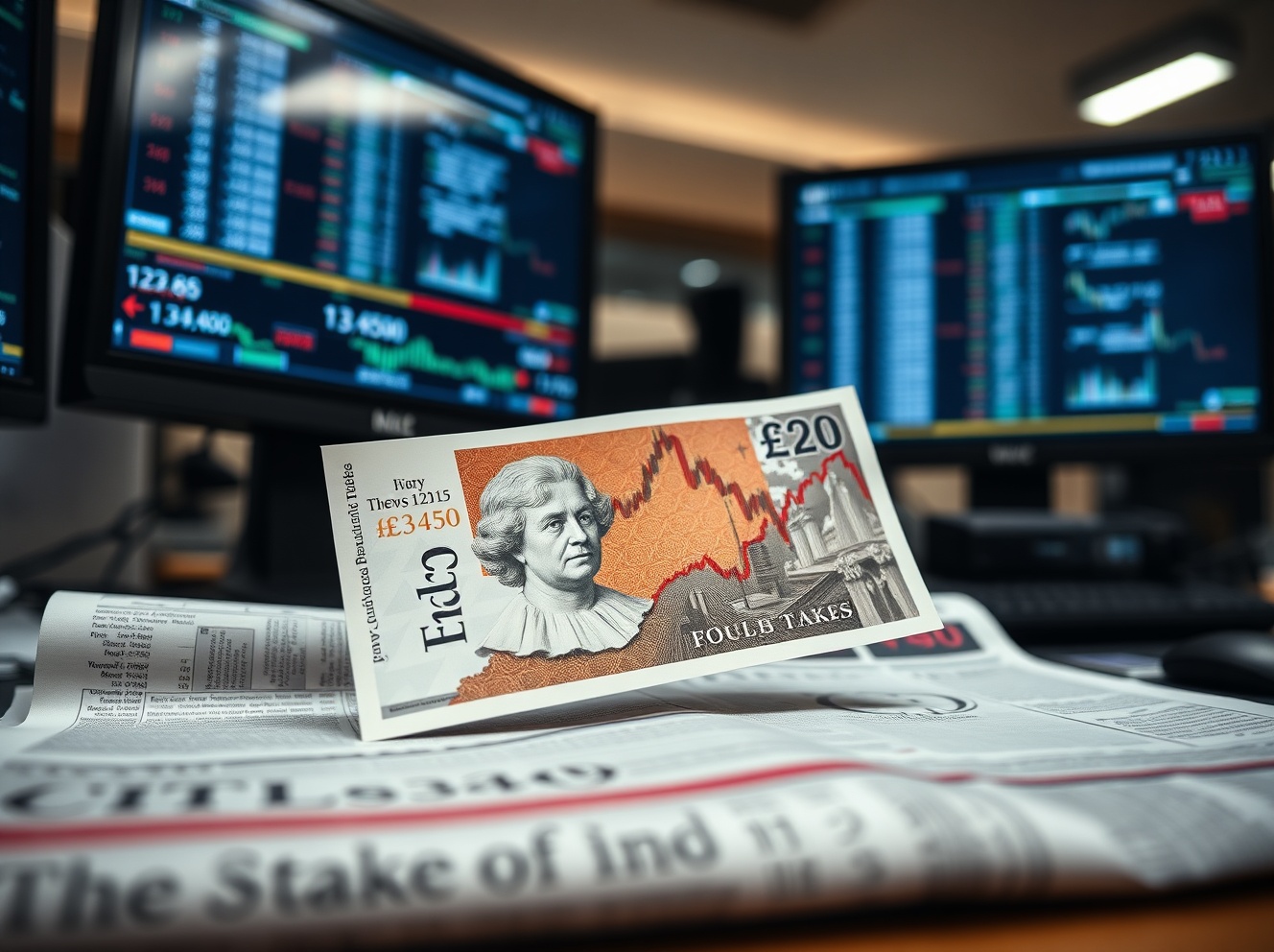 La libra esterlina se estabiliza cerca de 1,3450 mientras la incertidumbre sobre el acuerdo entre Estados Unidos e Irán pesa sobre los mercados