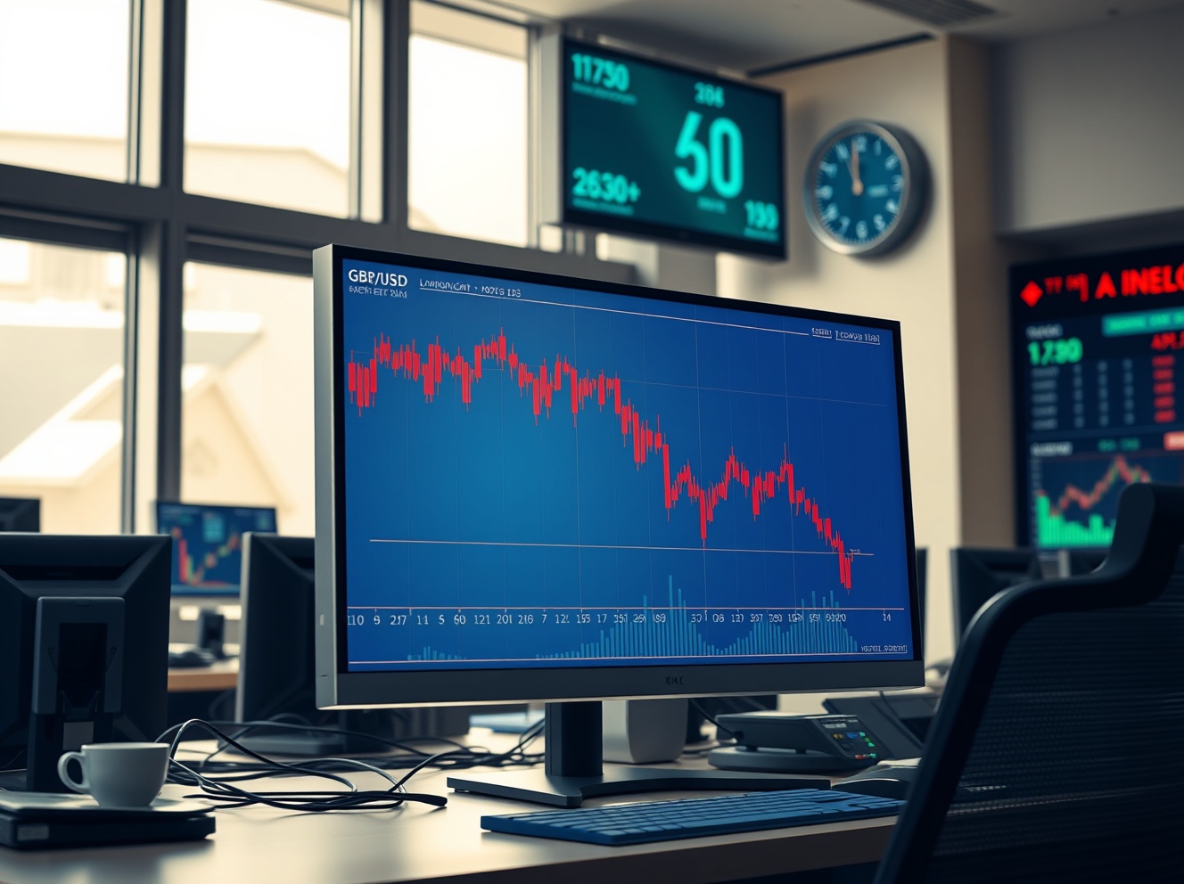 ينجرف زوج إسترليني/دولار GBP/USD إلى الأسفل: تحليل نقدي للرسوم البيانية قبل تقرير الوظائف غير الزراعية المحوري