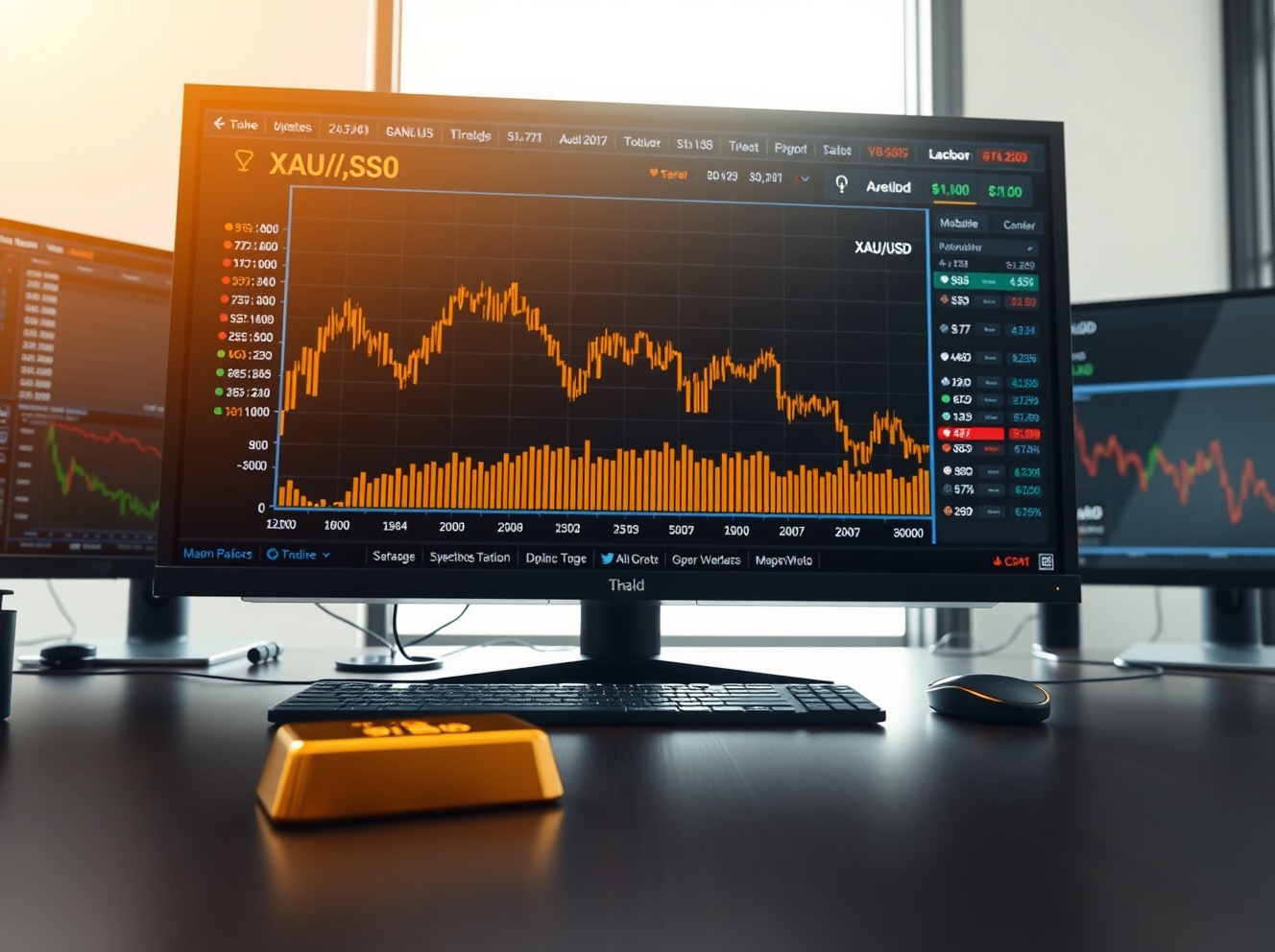 El precio del oro se desploma por debajo de los 5.100 dólares a medida que el resistente dólar estadounidense gana impulso