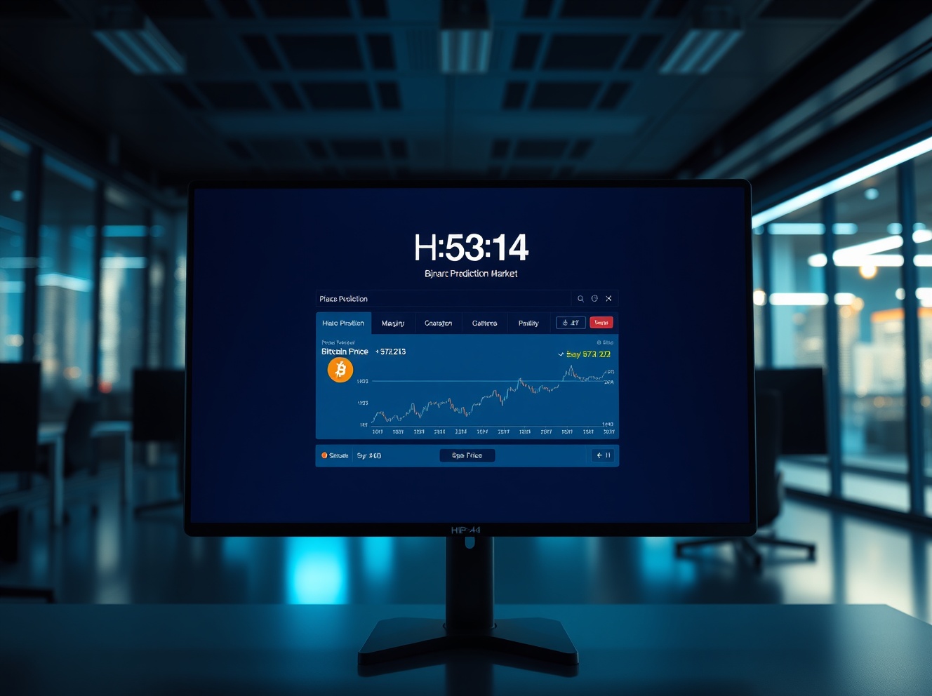 Debut del mercado de predicción hiperlíquida: resultado del precio comercial de Bitcoin con margen de futuros