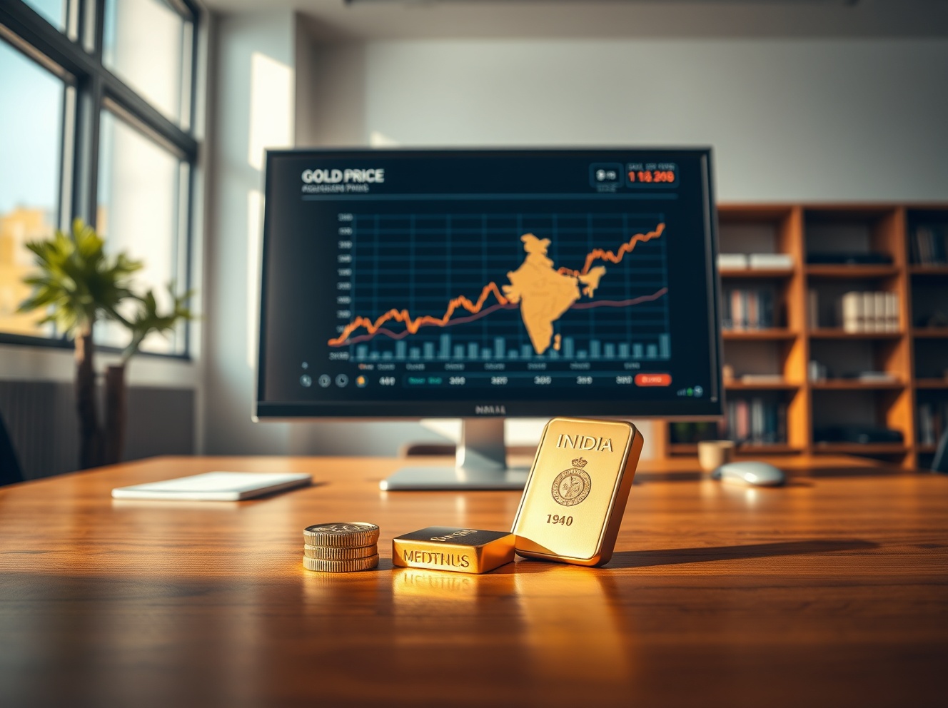 Precio del oro en India hoy: aumento notable capturado en el análisis de datos mundiales de Bitcoin