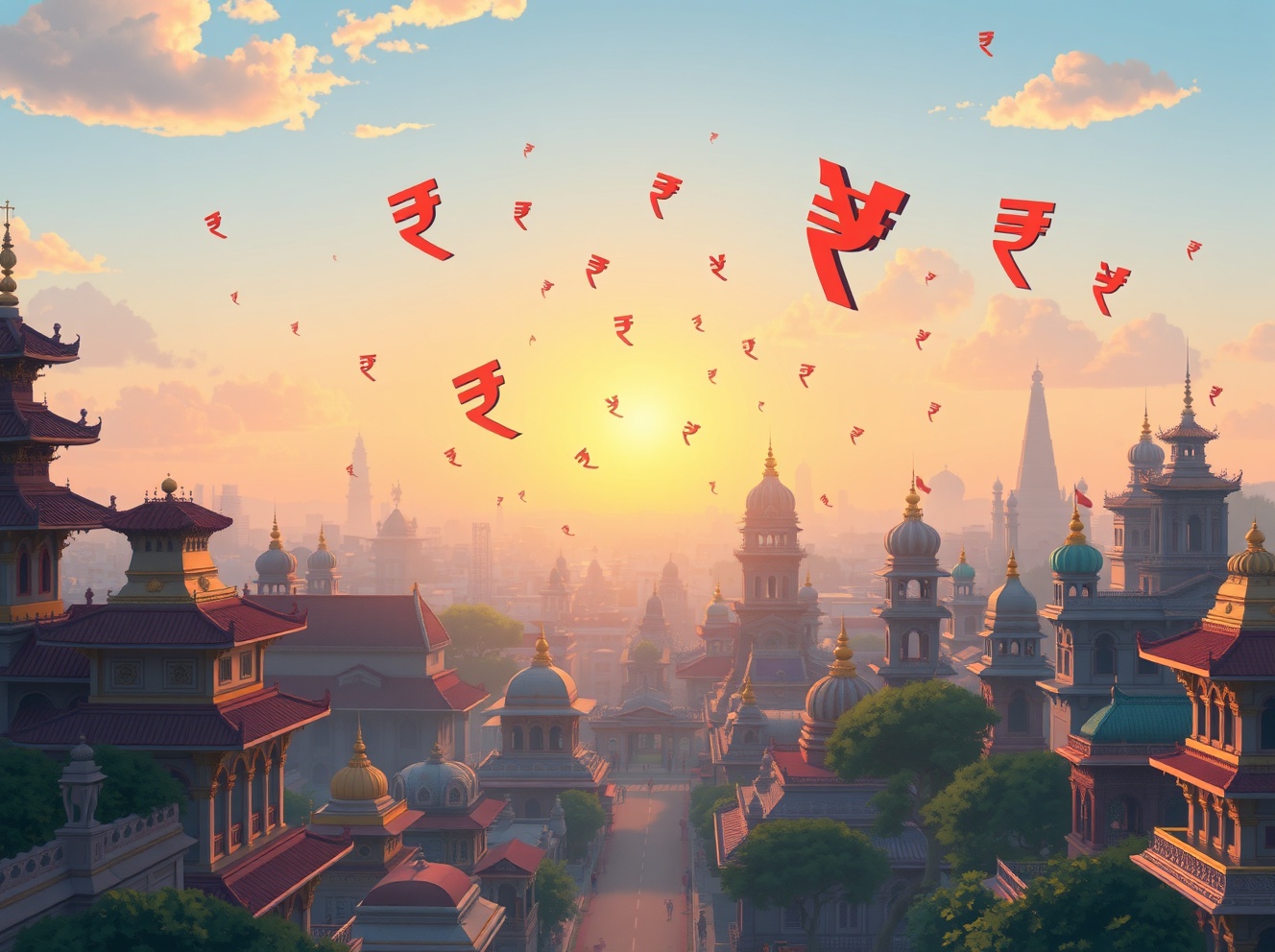 الروبية الهندية تكتسب قوة مع استقرار العملات الآسيوية: انتعاش إقليمي ملحوظ