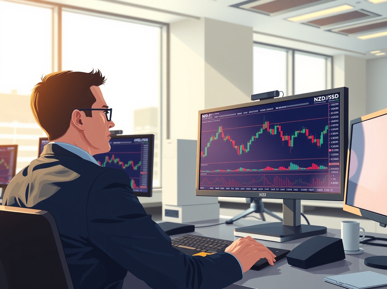 زوج الدولار النيوزيلندي/الدولار الأمريكي يتراجع مع ضغوط العزوف عن المخاطرة الشديدة التي تسيطر على الأسواق العالمية