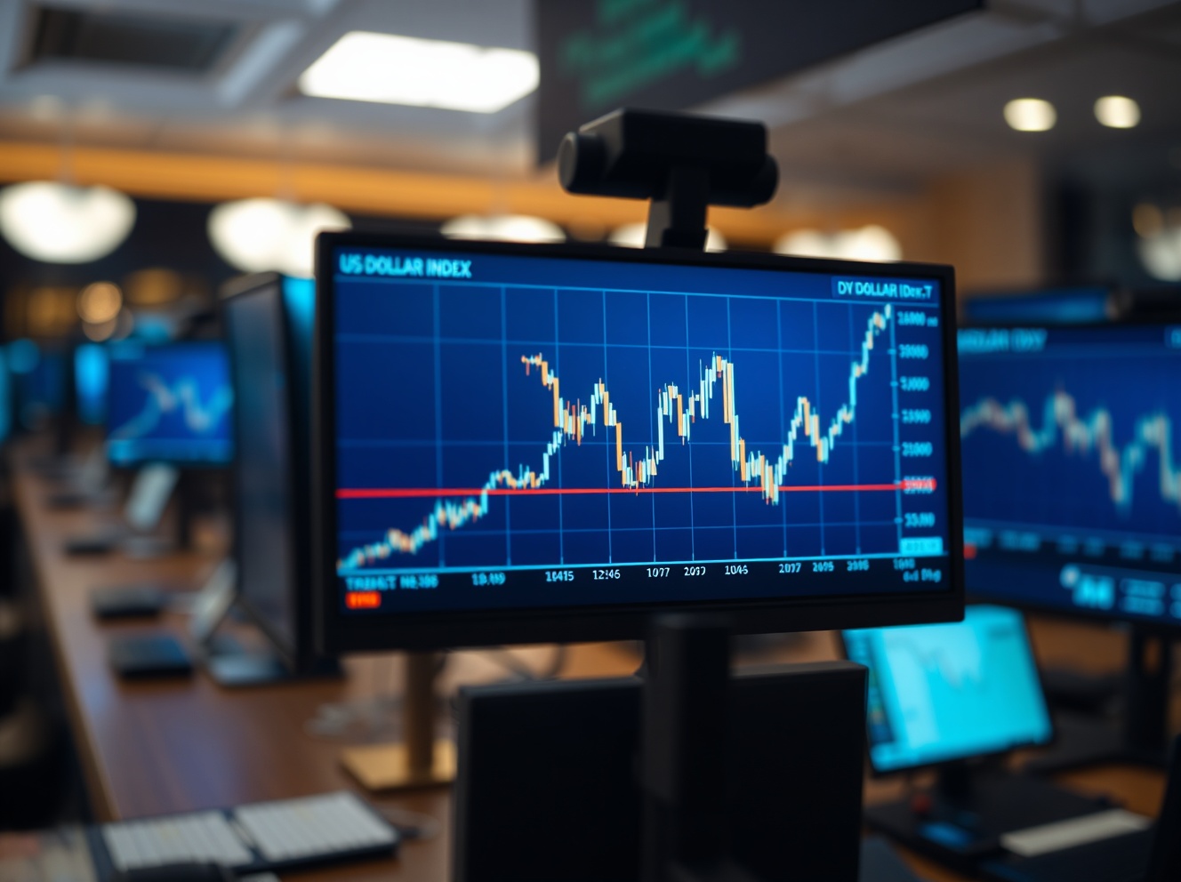 ارتفع مؤشر الدولار الأمريكي إلى أعلى مستوى خلال خمسة أسابيع مع تزايد وتيرة رهانات بنك الاحتياطي الفيدرالي المتشددة