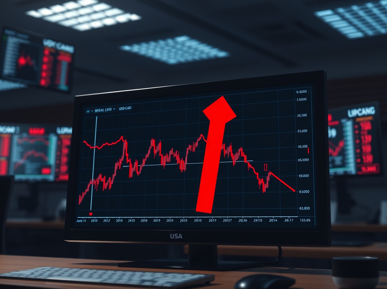 USD/CAD Bearish Tone Caps Rallies: Scotiabank Analysis Reveals Critical Resistance Levels