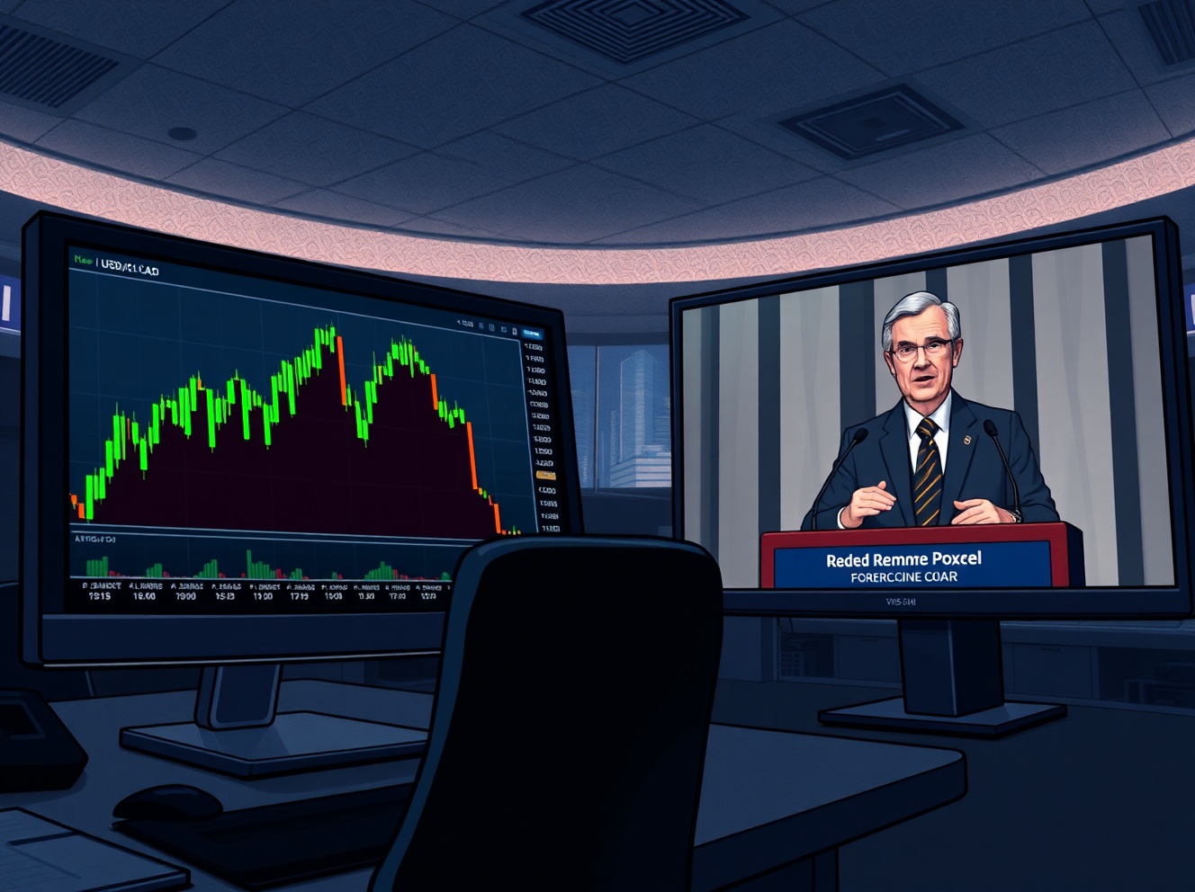 USD/CAD Post-FOMC Spike Fades Sharply During Powell’s Presser: A Critical Analysis