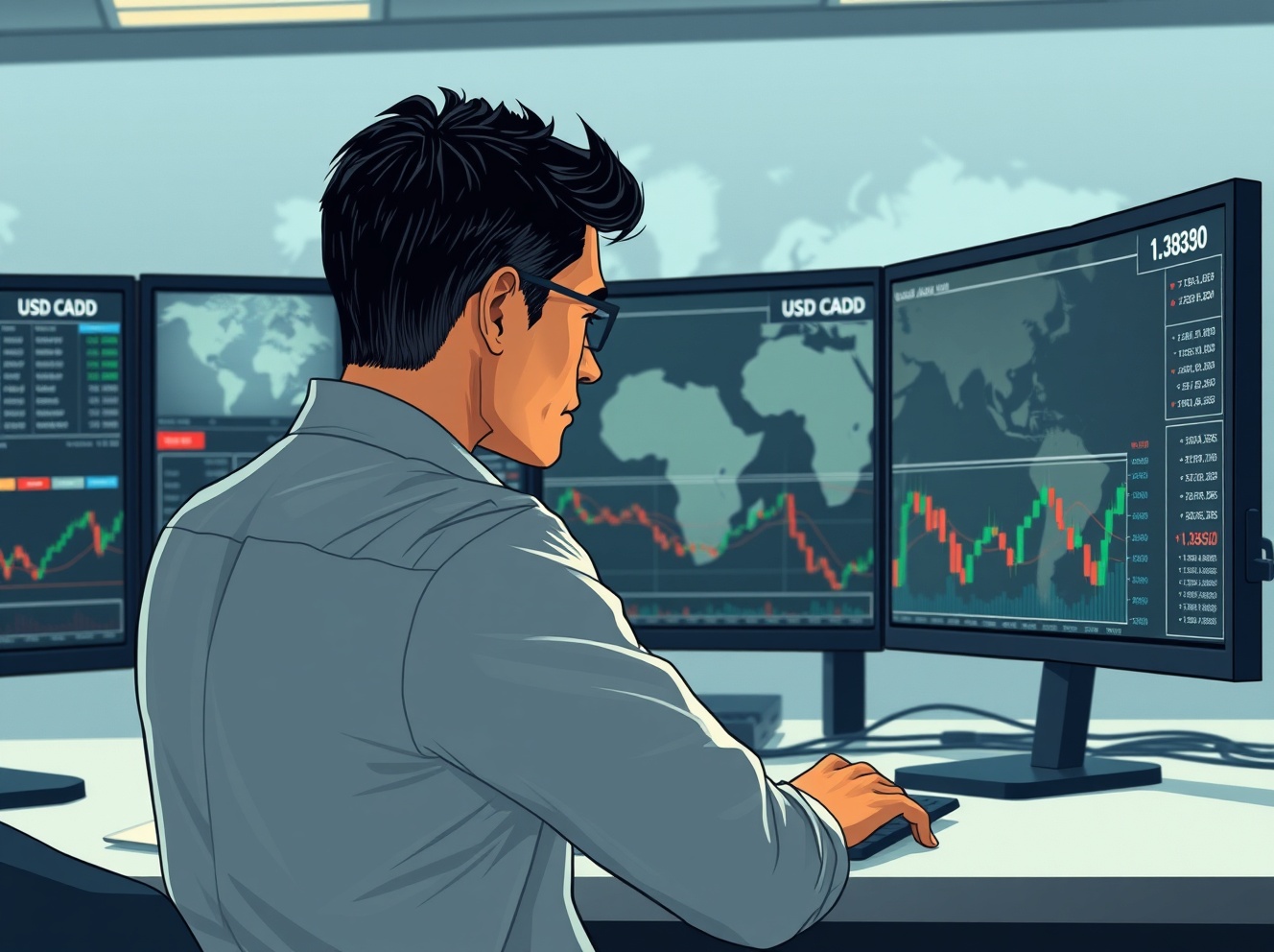 USD/CAD se dispara a 1,3830 mientras la agitación en Oriente Medio provoca una intensa volatilidad en el mercado