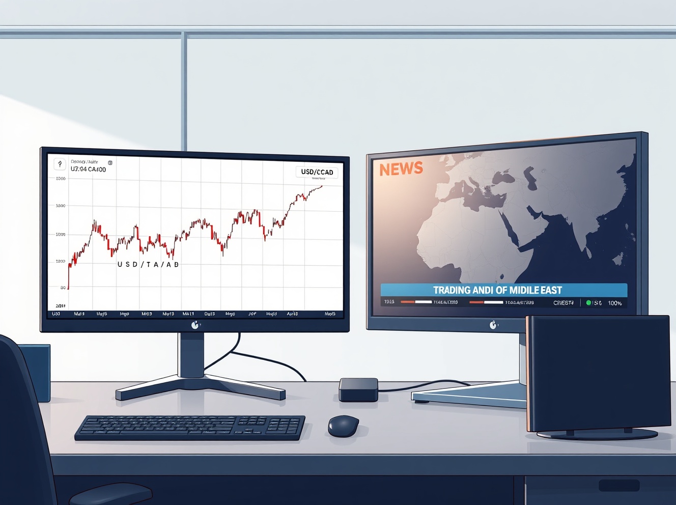 USD/CAD se mantiene estable: la agitación en Oriente Medio protege al dólar antes del crítico informe del IPC de Canadá