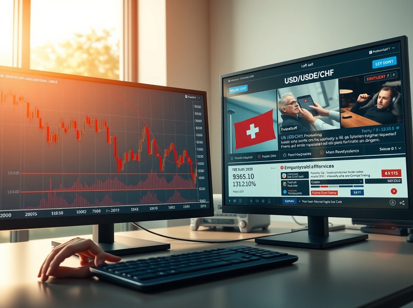 يتراجع زوج دولار/فرنك USD/CHF مع انكماش الوظائف في الولايات المتحدة والتوترات الجيوسياسية التي تثير اضطرابات السوق