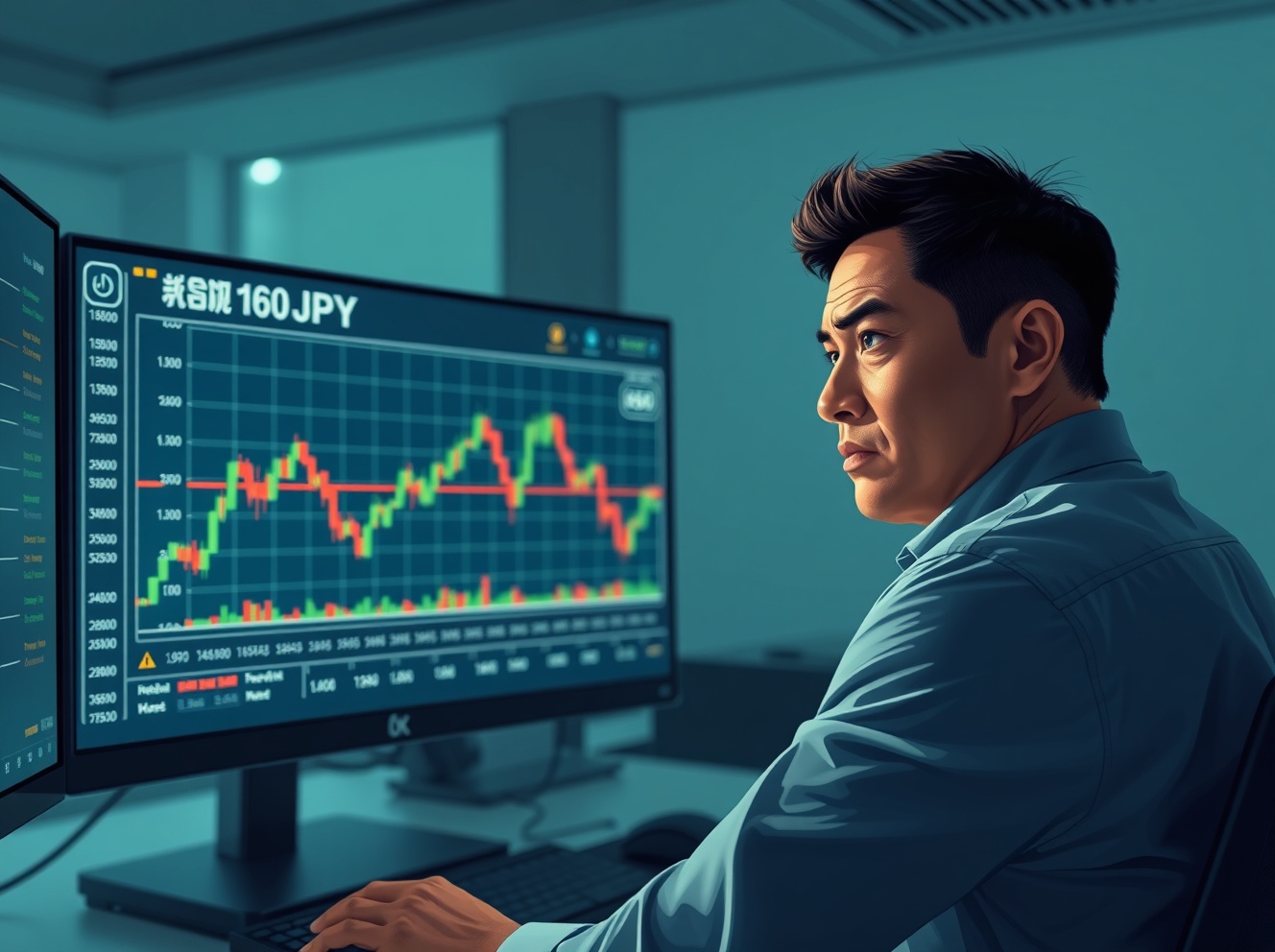 أزمة زوج دولار/ين USD/JPY: العملة تحوم تحت مستوى 160 مع اشتداد مخاوف التدخل والتوترات الجيوسياسية