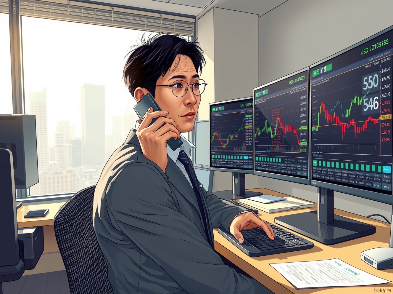 سعر صرف الدولار الأمريكي/الين الياباني: تحليل نقدي لاختلاف السياسات ومخاطر التدخل التي تلوح في الأفق