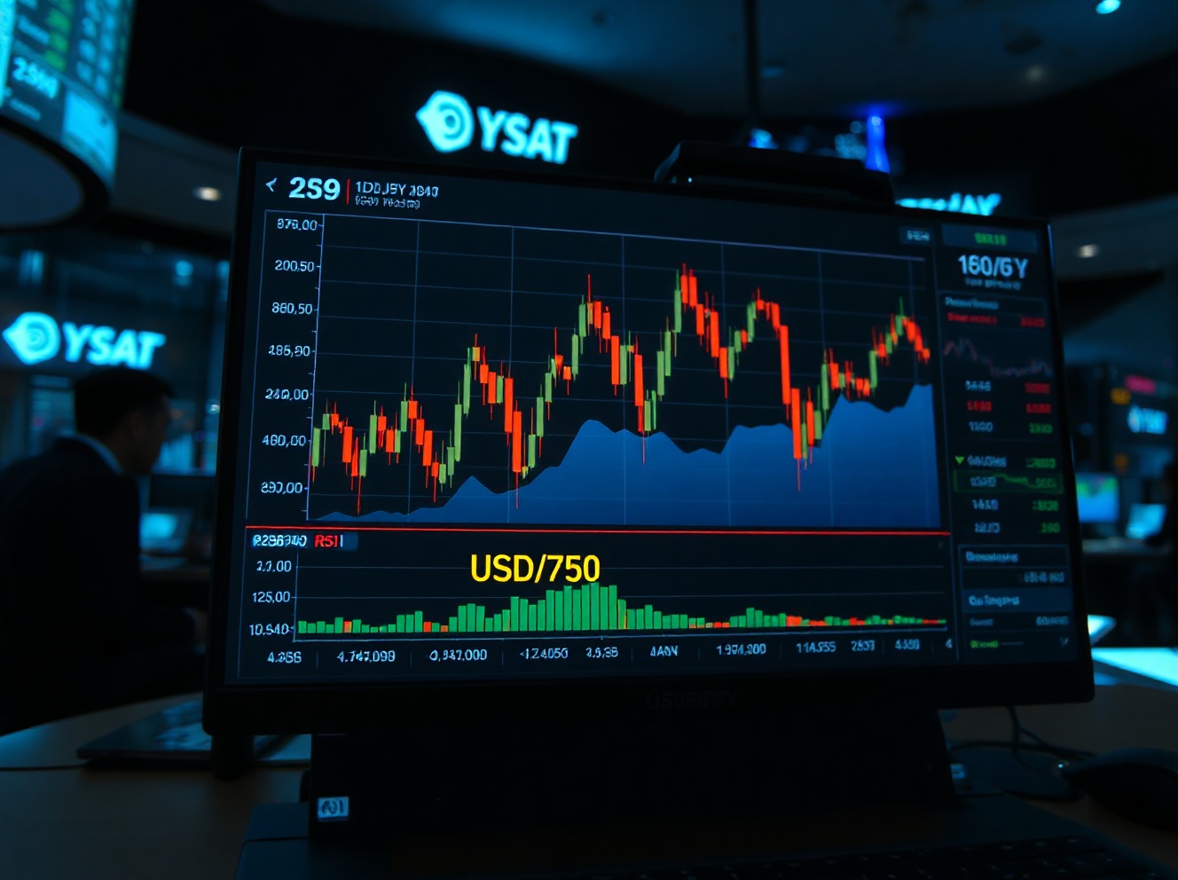 USD/JPY prueba 160,50 mientras el RSI señala un impulso alcista y se avecinan riesgos de intervención