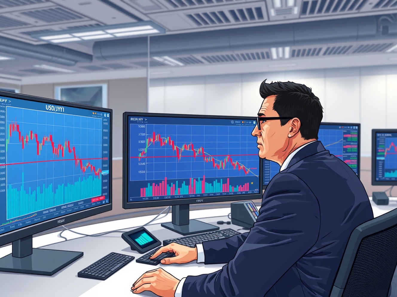 زوج دولار/ين USD/JPY ينخفض إلى ما دون 159.00 حيث أدت بيانات مؤشر أسعار المنتجين الضعيفة والتفاؤل بمحادثات السلام إلى زعزعة الأسواق