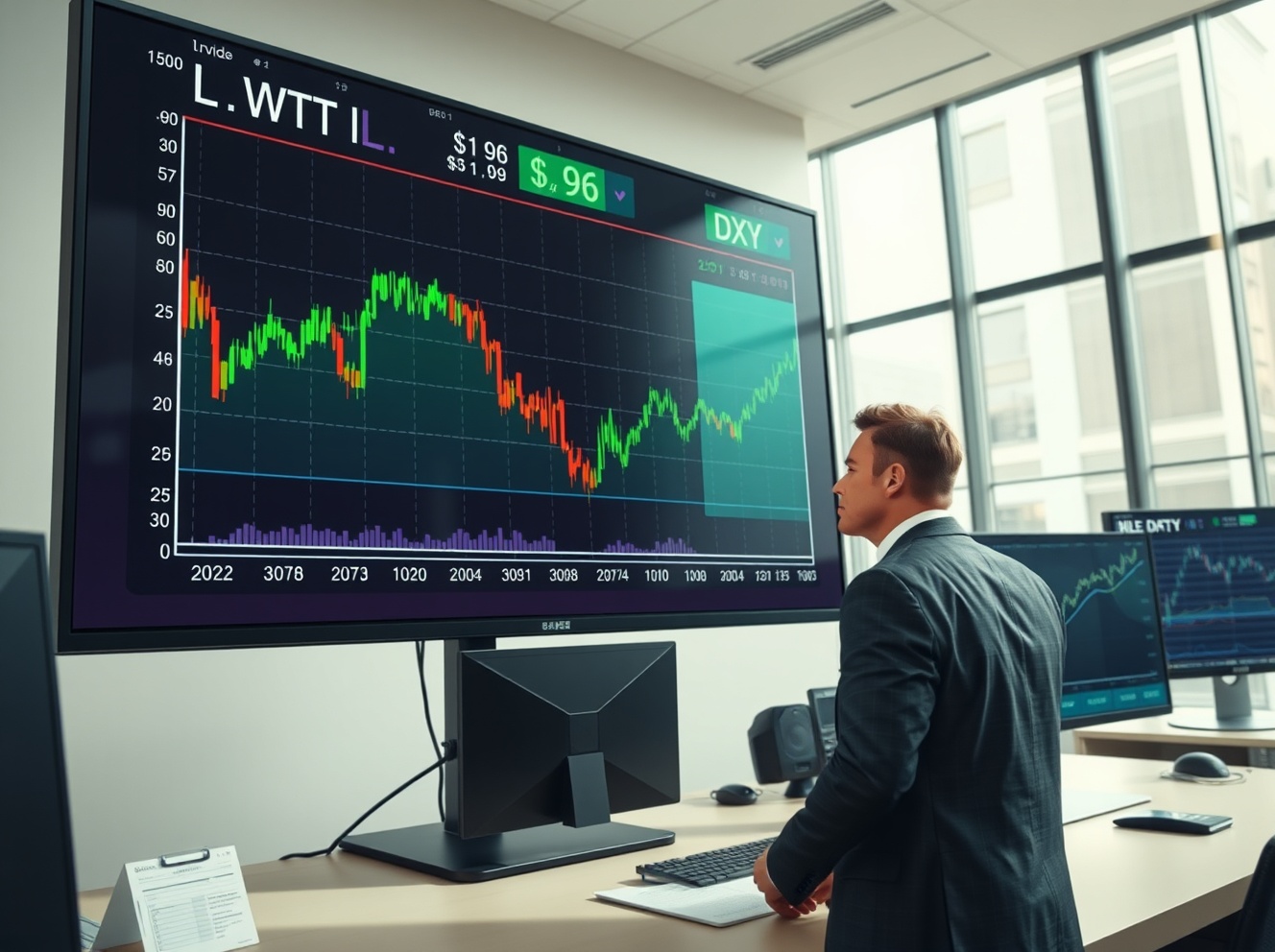 WTI Crude Oil Plummets to Near $96 Amid Soaring US Dollar, Heightened Middle East Tensions