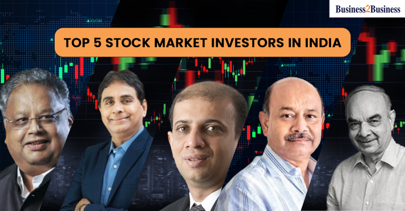 Top 5 stock market investors in India