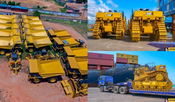 Observe cómo E&P envía el lote final de 30 cangilones de camión volquete al sitio de Tarkwa