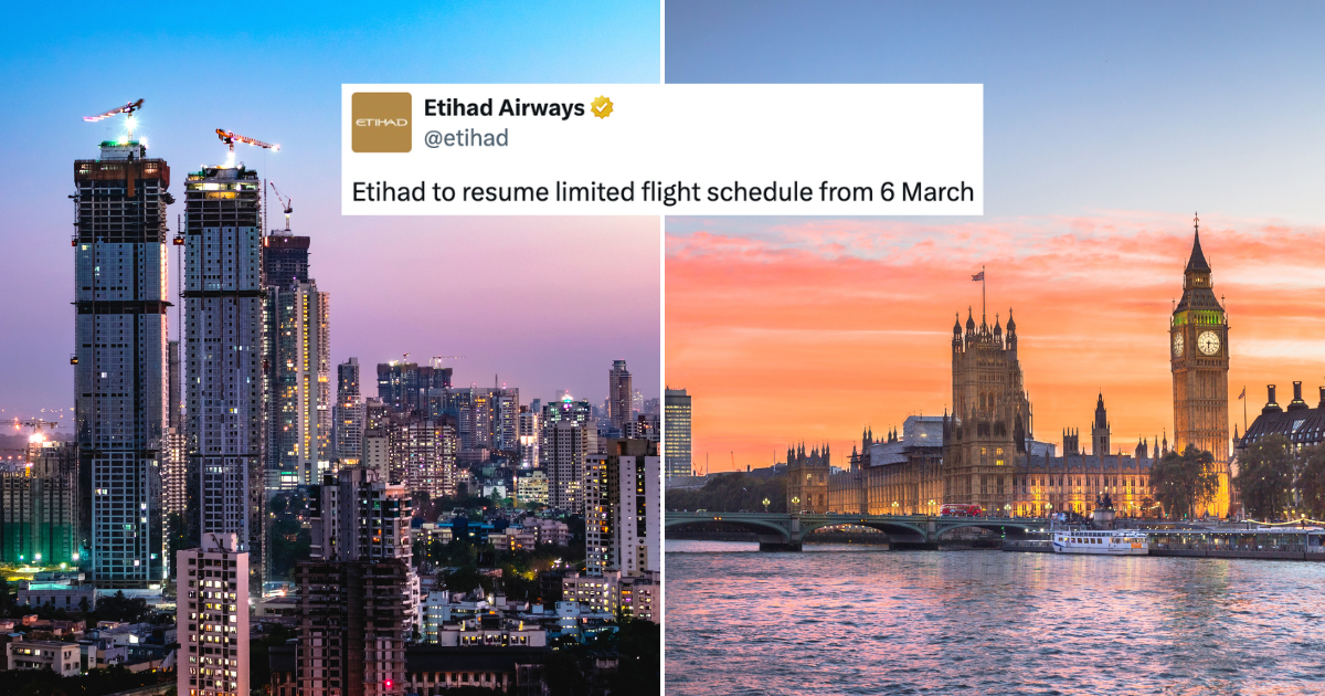 الاتحاد للطيران تستأنف رحلاتها المحدودة اعتبارًا من 6 مارس