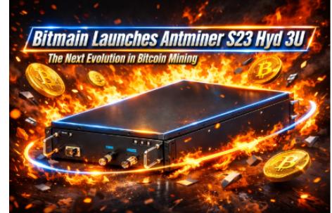 Bitmain's Antminer S23 Hyd 3U: Bitcoin Mining Just Leveled Up