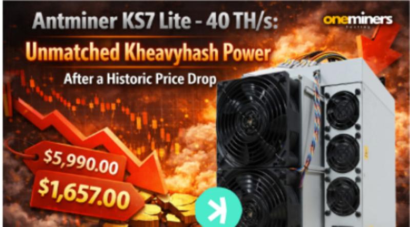 Antminer KS7 - 40 TH/s: Unmatched Kheavyhash Power After a Historic Price Drop