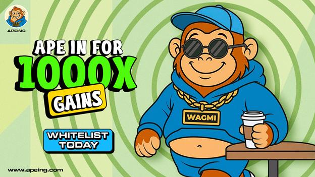 Apeing Leads the Best 100x Meme Coin with Floki, Bonk