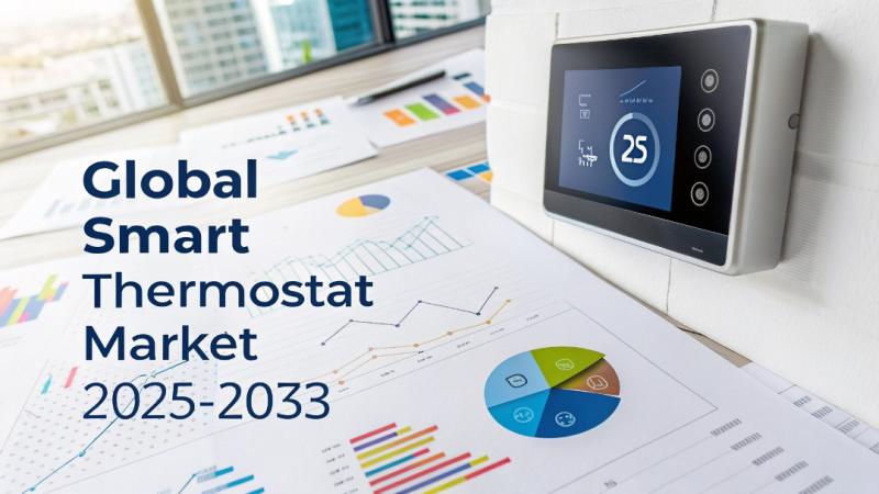 Global Smart Thermostat Market Edition 2025: Industry Size to Reach USD 15.8 Billion by 2033, CAGR of 15.67%.