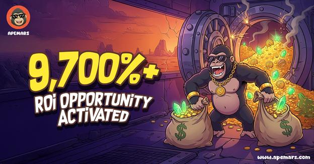 Next Crypto to Hit $1: APEMARS Presale Surges Among Top Altcoin Picks with Over 6.5B Tokens Sold While HYPE and Origin Climb