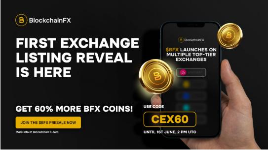 قائمة مراقبة العملات المشفرة التالية 100x: BlockchainFX ($BFX) تتخطى المعالم الرئيسية مع تراجع Dogwifhat (WIF)