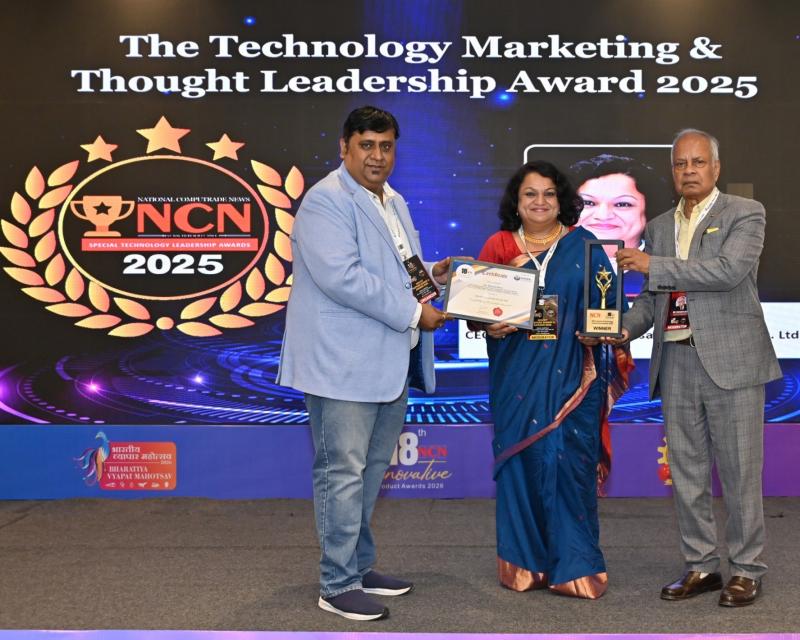 Shaweta Berry, directora ejecutiva de Mahanadaya, galardonada con el premio especial al liderazgo tecnológico en la Cumbre de socios de NCN ICT India 2026