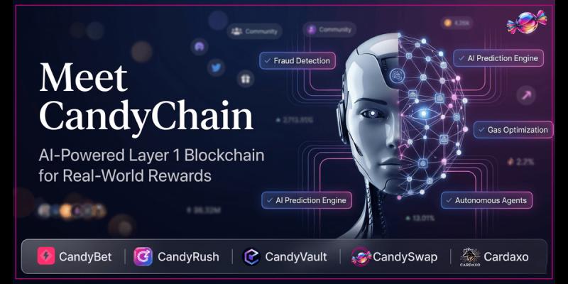 Candy Ecosystem lanza una ronda previa a la semilla para CandyChain: la cadena de bloques de capa 1 impulsada por IA que le devuelve el dinero